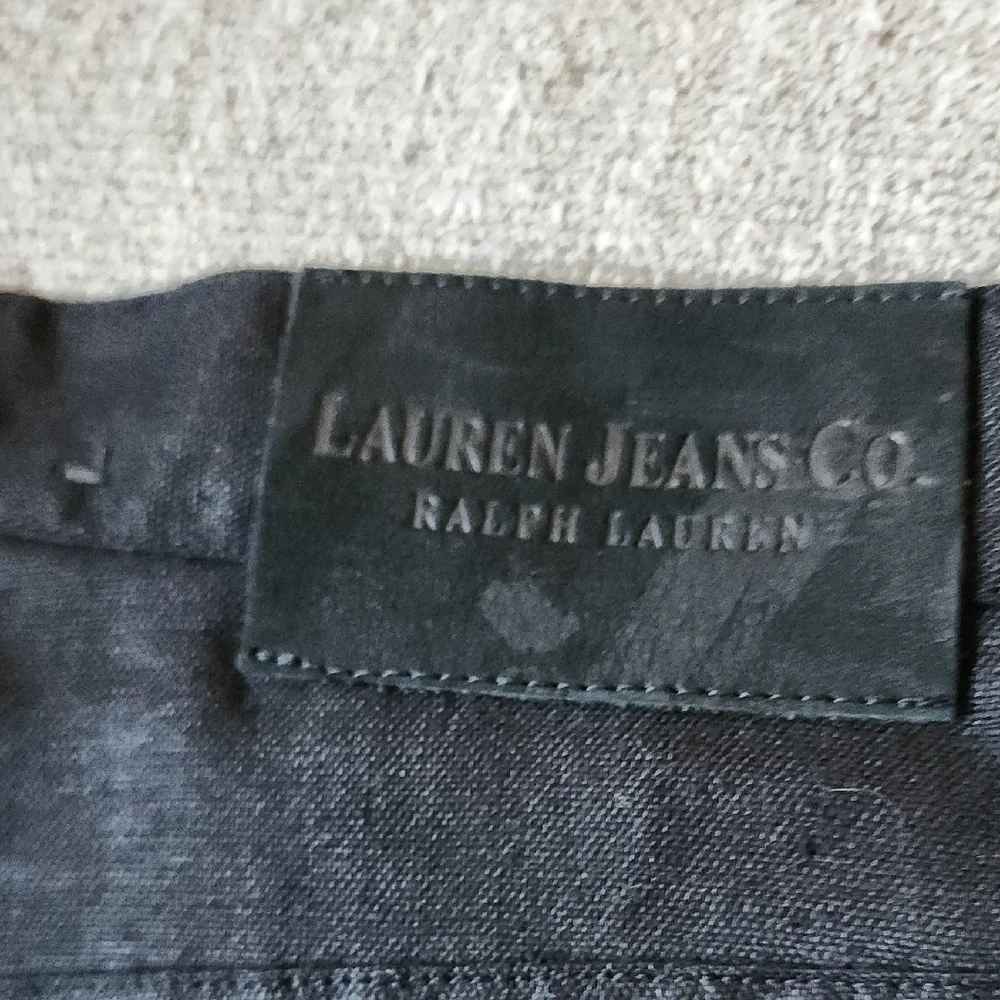 Lauren Jeans Co Ralph Lauren Women’s Black Linen Pants Size 4 28” Inseam - Picture 9 of 13